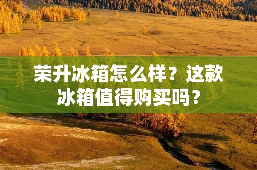 荣升冰箱怎么样?这款冰箱值得购买吗? 荣升冰箱怎么样?这款冰箱值得购买吗?