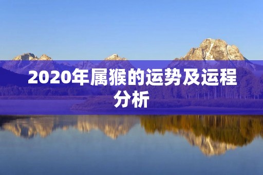 2020年属猴的运势及运程分析