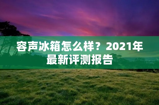 容声冰箱怎么样?2021年最新评测报告 容声冰箱怎么样?2021年最新评测报告