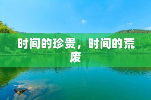 时间的珍贵，时间的荒废