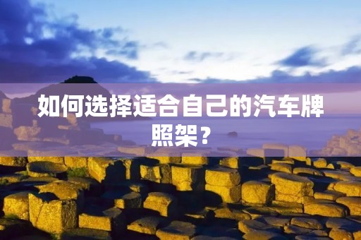 如何选择适合自己的汽车牌照架? 如何选择适合自己的汽车牌照架?