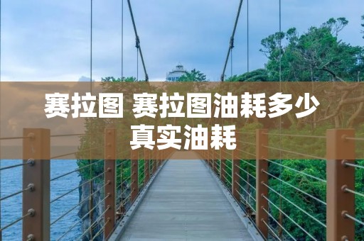 赛拉图 赛拉图油耗多少真实油耗
