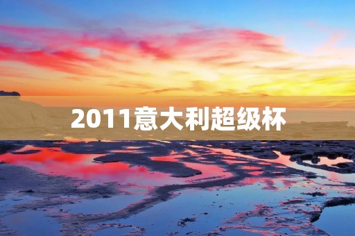 2011意大利超级杯：AC米兰夺冠