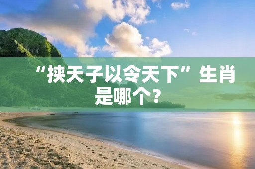 “挟天子以令天下”生肖是哪个？