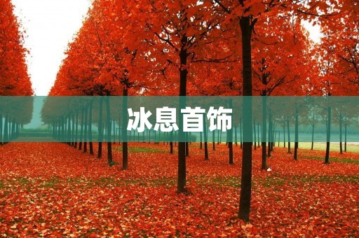 冰息首饰：打造独特气质的时尚饰品