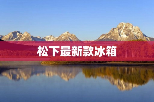 松下最新款冰箱:为您的生活带来更多便利与舒适
