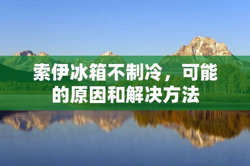 索伊冰箱不制冷,可能的原因和解决方法