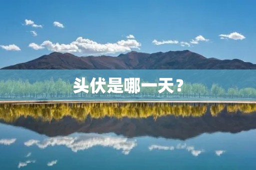 头伏是哪一天？