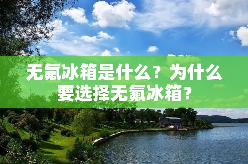 无氟冰箱是什么?为什么要选择无氟冰箱?