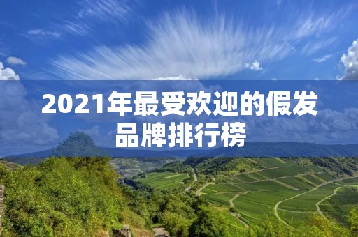2021年最受欢迎的假发品牌排行榜