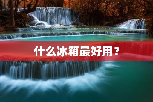 什么冰箱最好用?