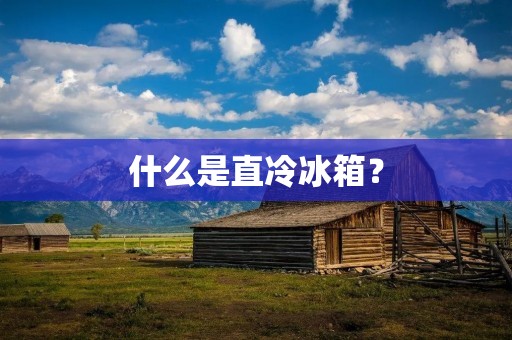 什么是直冷冰箱? 什么是直冷冰箱?