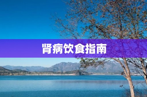 肾病饮食指南:如何科学健康饮食 肾病饮食指南:如何科学健康饮食