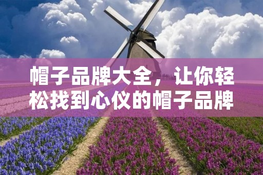 帽子品牌大全，让你轻松找到心仪的帽子品牌
