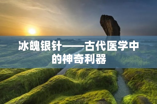 冰魄银针——古代医学中的神奇利器