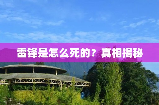 雷锋是怎么死的？真相揭秘