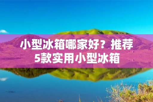 小型冰箱哪家好?推荐5款实用小型冰箱 小型冰箱哪家好?推荐5款实用小型冰箱