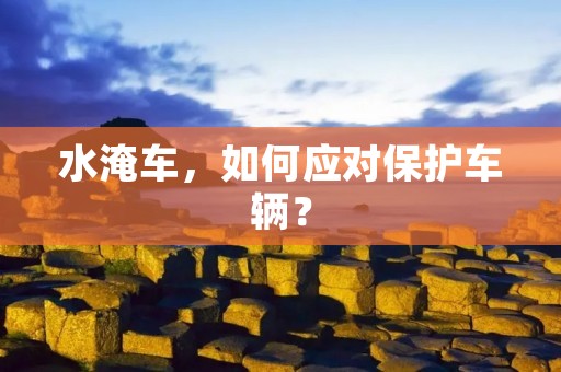 水淹车，如何应对保护车辆？