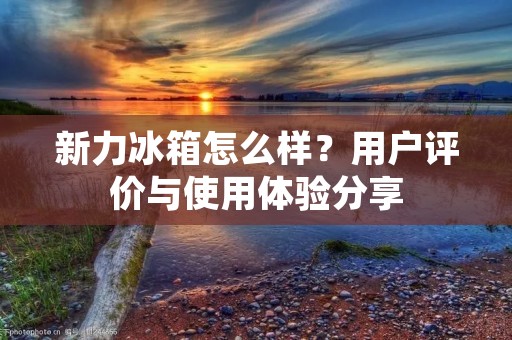 新力冰箱怎么样?用户评价与使用体验分享 新力冰箱怎么样?用户评价与使用体验分享