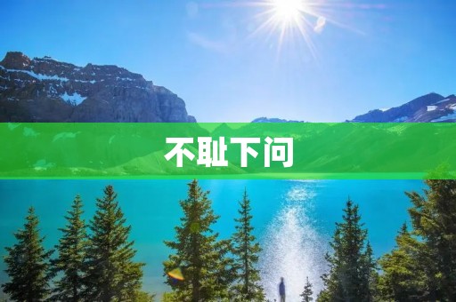 不耻下问:让你更快成长的秘诀 不耻下问:让你更快成长的秘诀