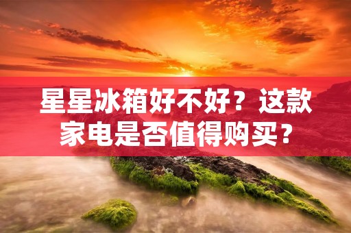 星星冰箱好不好?这款家电是否值得购买? 星星冰箱好不好?这款家电是否值得购买?
