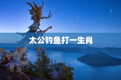 太公钓鱼打一生肖