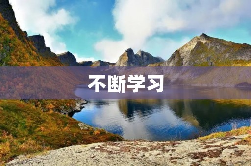 不断学习:成就成功的关键 不断学习:成就成功的关键