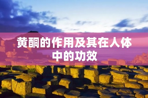 黄酮的作用及其在人体中的功效