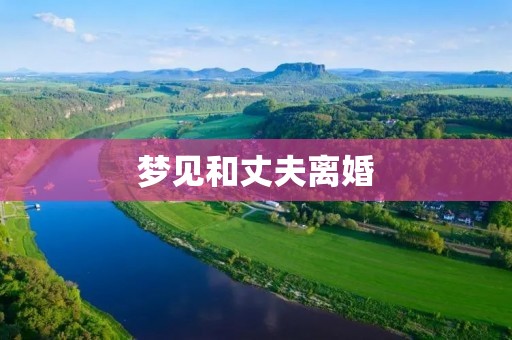 梦见和丈夫离婚：解析和寓意