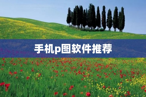 手机p图软件推荐：让你的照片更美丽