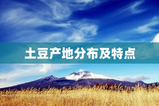 土豆产地分布及特点