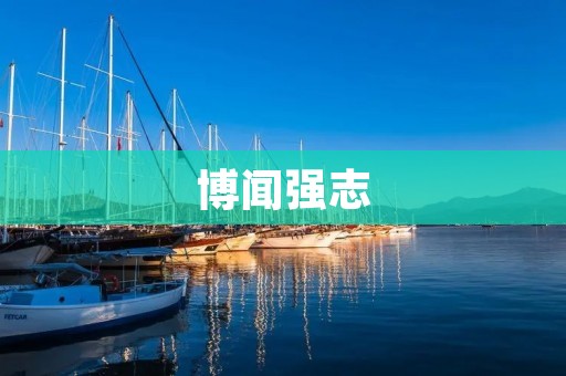 博闻强志：如何成为一个全面发展的人？