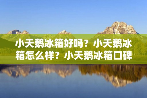 小天鹅冰箱好吗?小天鹅冰箱怎么样?小天鹅冰箱口碑怎么样?