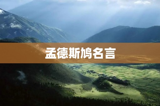 孟德斯鸠名言：言论自由是一种权利，而不是一种特权