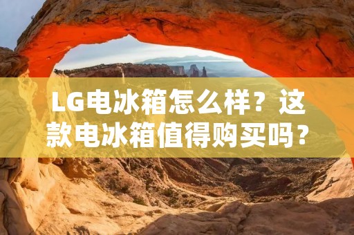 LG电冰箱怎么样？这款电冰箱值得购买吗？