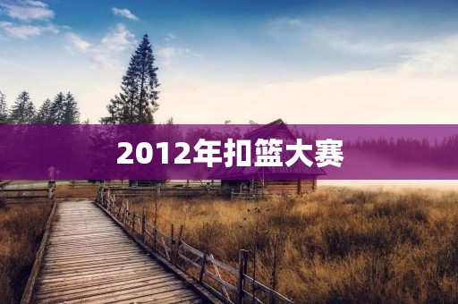 2012年扣篮大赛:风云再起,传奇继续 2012年扣篮大赛:风云再起,传奇继续