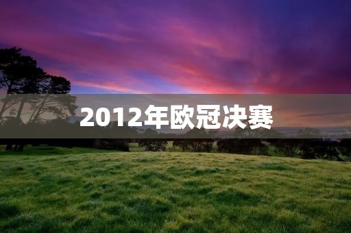 2012年欧冠决赛：切尔西逆袭夺冠