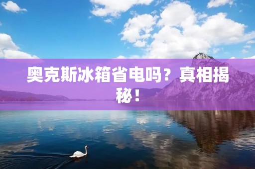 奥克斯冰箱省电吗？真相揭秘！