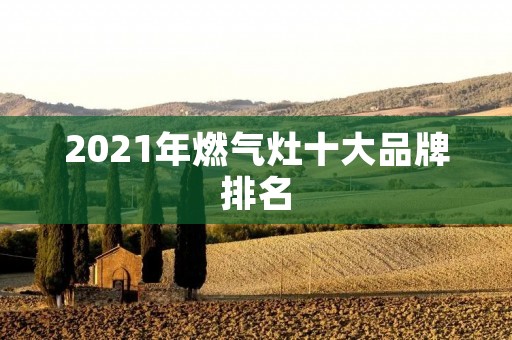 2021年燃气灶十大品牌排名