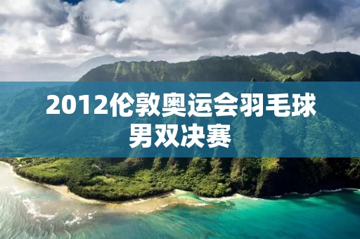 2012伦敦奥运会羽毛球男双决赛：中国队包揽金银，赵云腾/傅海峰夺冠