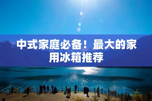 中式家庭必备！最大的家用冰箱推荐