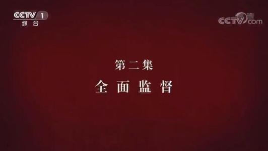 《国家监察》第二集《全面监督》观后感 国家监察观后感
