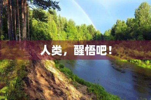 人类，醒悟吧！