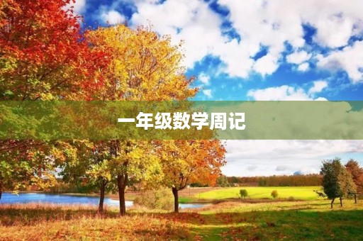 一年级数学周记