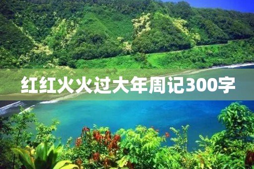 红红火火过大年周记300字 红红火火过大年周记300字