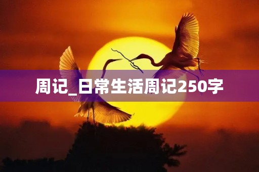 周记_日常生活周记250字 周记_日常生活周记250字