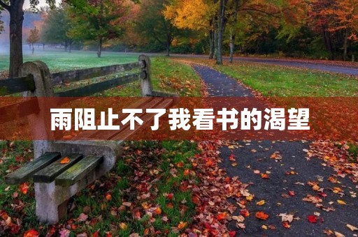 雨阻止不了我看书的渴望 雨阻止不了我看书的渴望