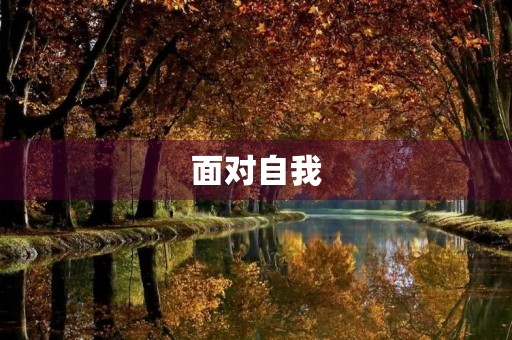 面对自我 面对自我