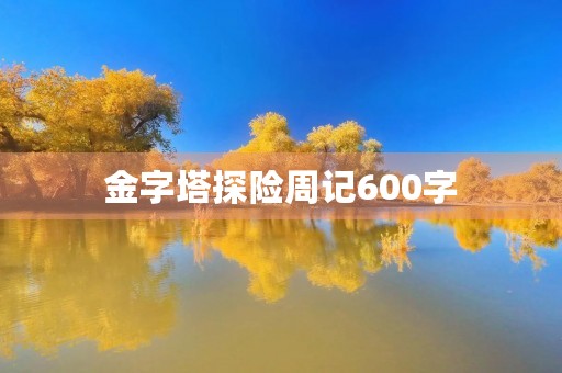 金字塔探险周记600字 金字塔探险周记600字