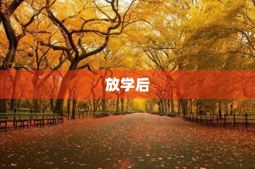 放学后 放学后